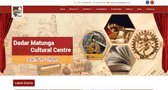 Desktop Screenshot of dadarmatungaculturalcentre.org
